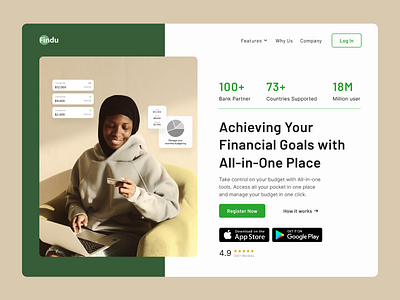 Findu Finance Website Design