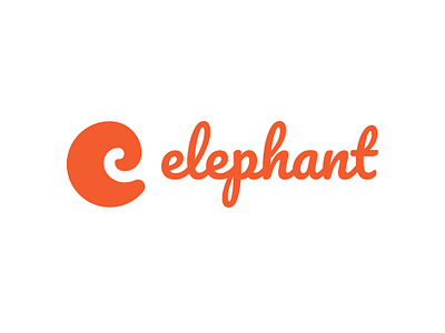 Elephant design graphic icon logo logodesign logotype simple vector