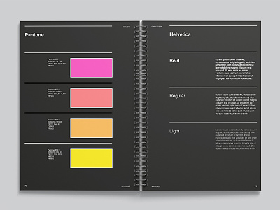 Manual a4 brand brand manual design editorial design helvetica logo logobook manual