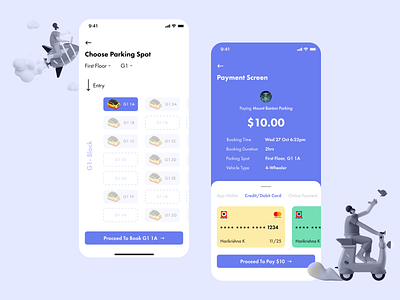 Parking app concept-II