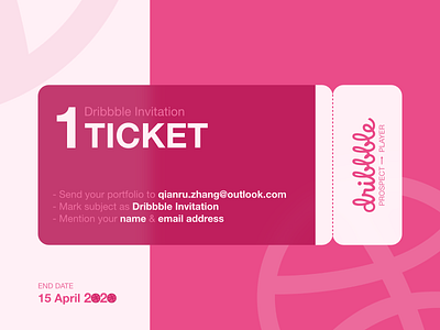 Dribbble invitation 2020