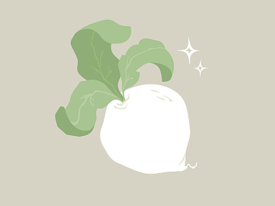 Turnip animal crossing art drawing flat illustration illustrator root turnip vegetable