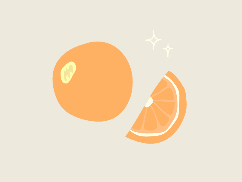 Slice Of Life art citrus design fruit gif illustration illustrator orange vancouver vector
