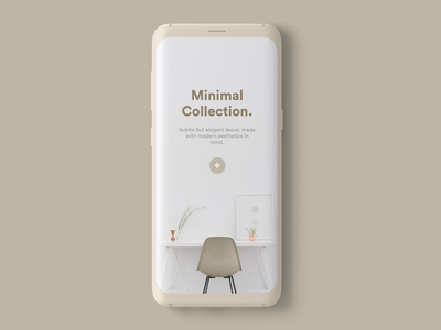 Minimal Decor App Concept