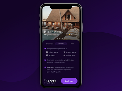 Holiday Booking Mockup hotel booking ui vacations