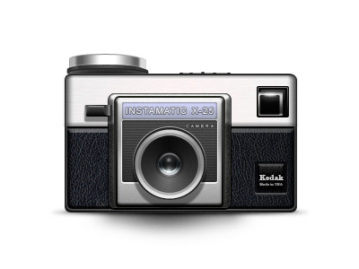 Camera Instamatic camera icon illustration instamatic kodak