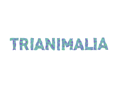 Trianimalia.com animals colorful identity logo logotype low poly mesh random triangles triangulation