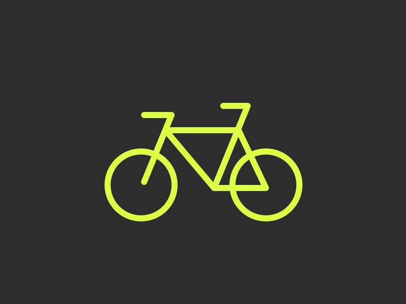 Animated bike icon