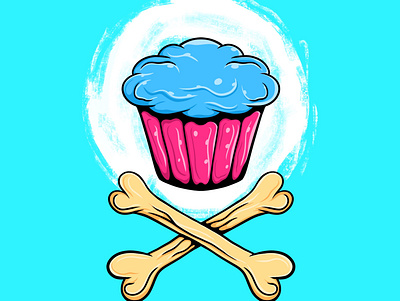 CAKE branding character colorful design doodle illustration logo