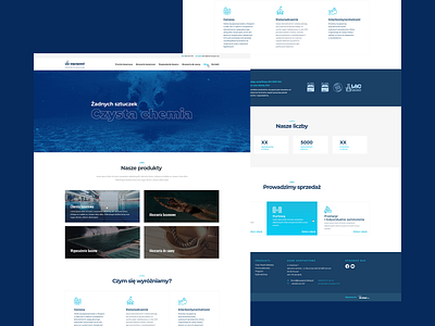 Aquapool 🏊🏻‍♀️ blue clean colours design modern ui web website www