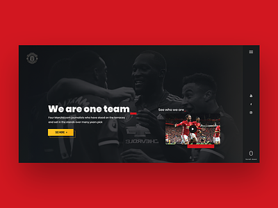 Manchester United Website Concept web website www
