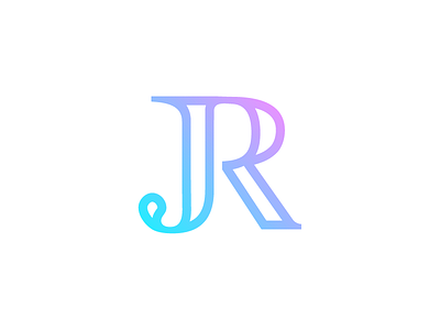 Jason & Rebekah identity initials j logo monogram r type wedding