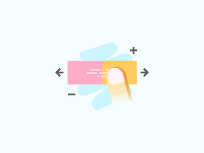 Letter Better Illustration: Swiping app illustration letterbetter lettering onboarding