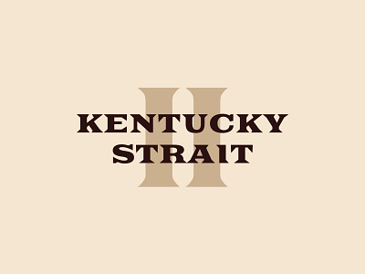 Kentucky Strait II (Simple) 80s band brand branding identity kentucky logo