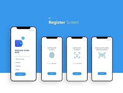 Blue Bank | visual design ui