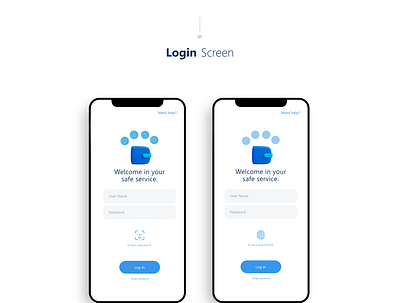 Blue Bank | visual design ui