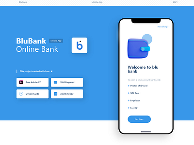 Blue Bank | visual design