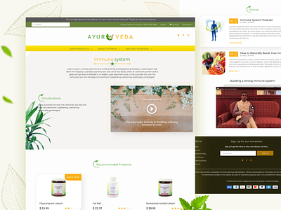 Ayurveda ayurveda design figma medical ui ux design website