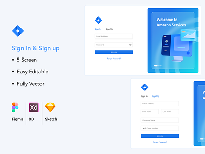 Sign in & Sign up for SaaS, Website, CMS, Desktop app, web app darkmode design lightmode login signin signup ui ux web