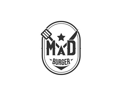 Mad Burger Logo Design