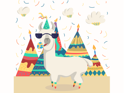 Birthday Llama