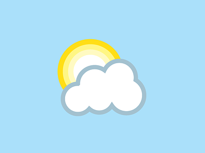 Sun Icon cloud icon logo sky sun