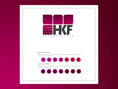 HongKongFoam branding foam hong kong logo logo design purple violet