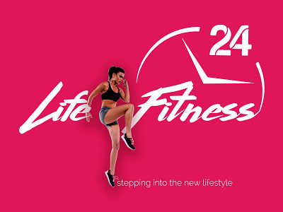 Life n Fitness branding design fitness logo logo design poster sport