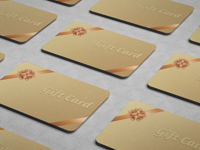 Business Card Mockup 20 gift card gift cards