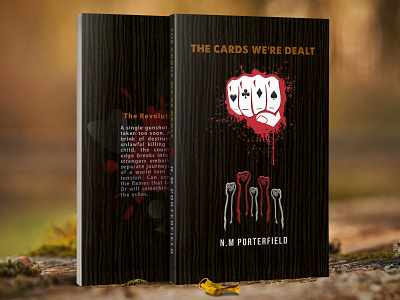 THE CARDS WE'RE DEALT book cover book cover design e book
