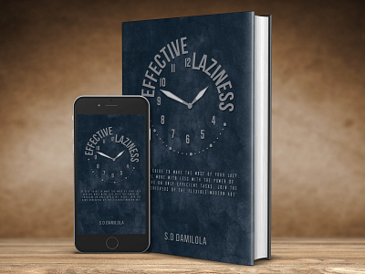 EFFICTIVE LAZINESS BOOK COVER / BLUE book cover design minimal book modern book