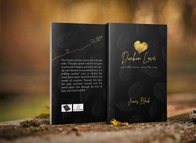 DUNKINE LOVE book cover minimalist book cover design