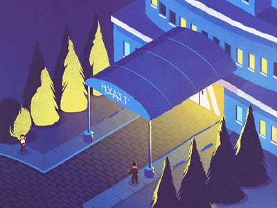 Inviting Glow illustration isometric texture