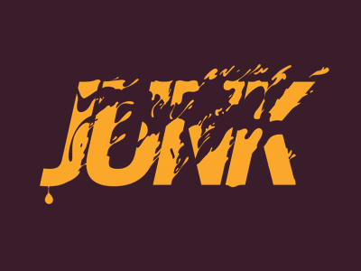j'j'j'junk (gif) animation cel drip junk liquid motion typography