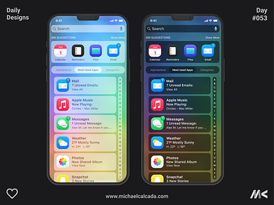 Daily Designs in Quarantine 53 daily designs dailyui ios ios 14 ios 14 concept ios app design ios design ios14 iphone iphone 12 concept iphone concept iphone x iphonex michael ui design ux design wwdc wwdc 2020