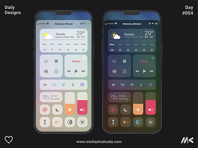 Daily Designs in Quarantine #054 apple concept control center control centre dailydesign day 50 ios ios 14 ios 14 concept ios concept ios14concept iphone iphone 12 iphone 12 pro iphone concept iphoneconcept passion wwdc wwdc 2020