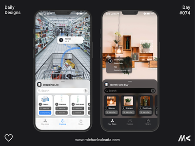 Daily Designs in Quarantine #074 app app design apple apple watch ar artwork augmented reality beta conept covid19 future ios 15 ios design ios redesign iphone 12 iphone concept mixed reality tech vr