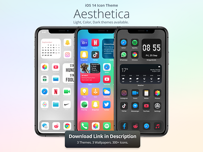 DribbbleiOS 14 Icon Theme: Aesthetica