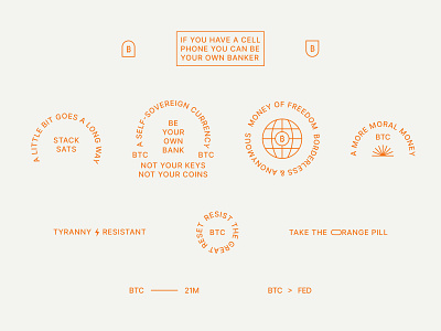 Bitcoin badge bitcoin creative crypto design digital finance flat graphic design icon illustrator layout lockup logo mark money orange satoshi typography vector