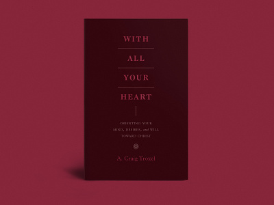 Book Cover Design 2020 book christian circle clean cover design flat graphic design heart layout line mark minimal publishing red spiritual type typography vector