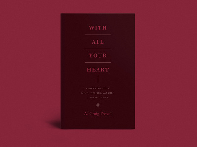 Book Cover Design 2020 book christian circle clean cover design flat graphic design heart layout line mark minimal publishing red spiritual type typography vector