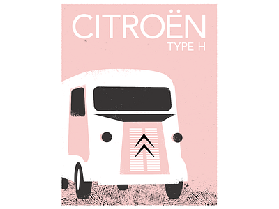 CITROEN TYPE-H design illustration