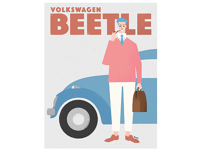 BEETLE graphic design illustration