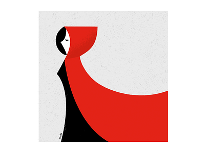 Red Riding Hood graphic design illustration