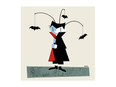 Dracula Boy graphic design illustration