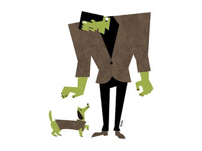 Hi Doggy! graphic design illustration