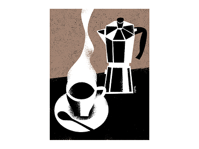 Espresso graphic design illustration