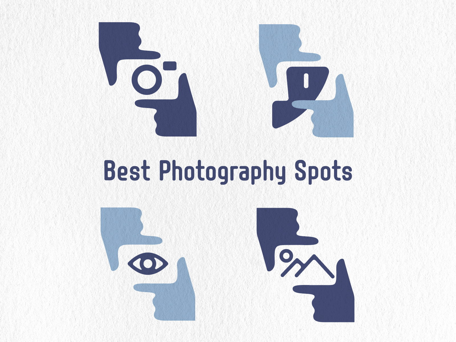 Best Photography Spots graphic design illustration