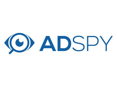 Adspy Logo media people social spy website design
