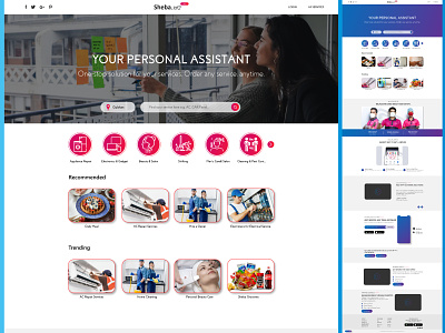 ecommerce Landing Page app apps tamplate apps ui branding business ui design illustration logo shop small business ui website